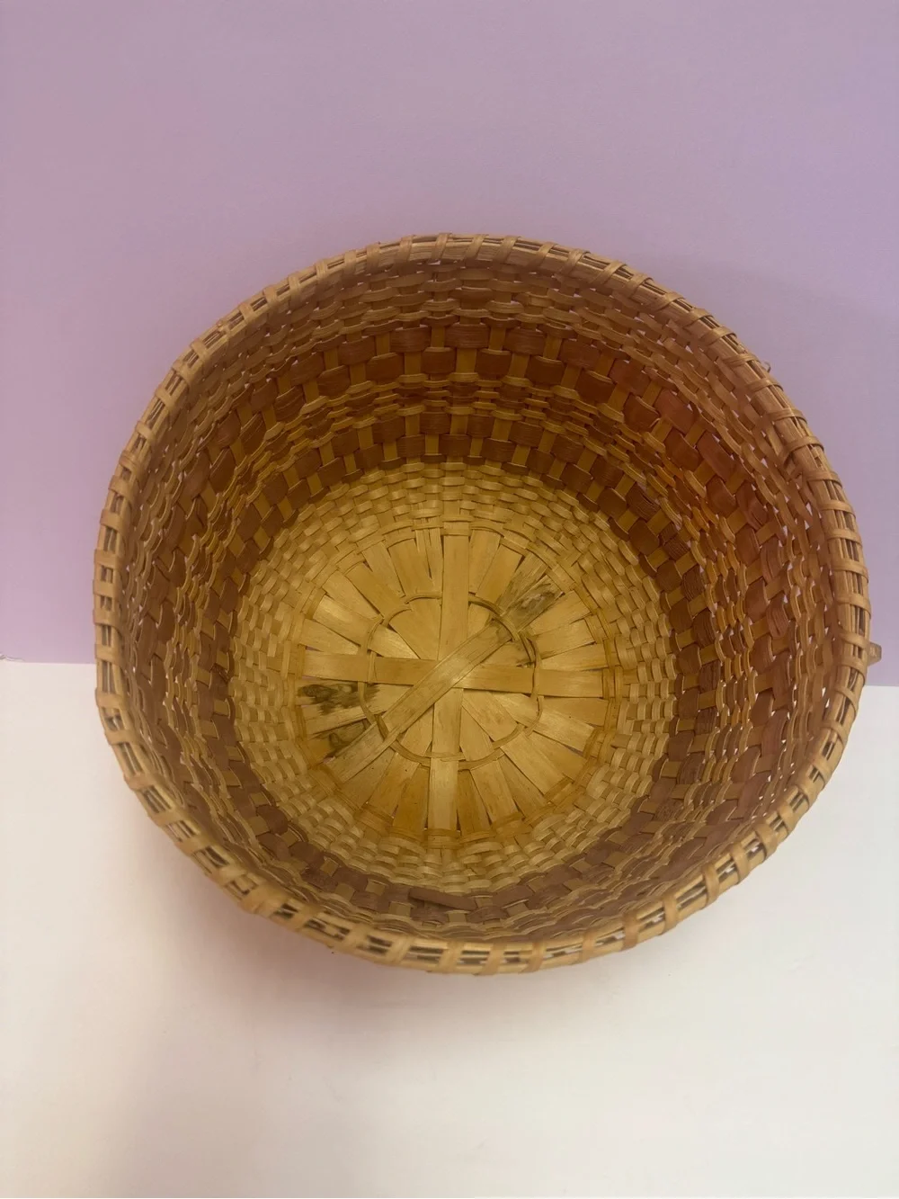 12” Native American Hand Woven Basket